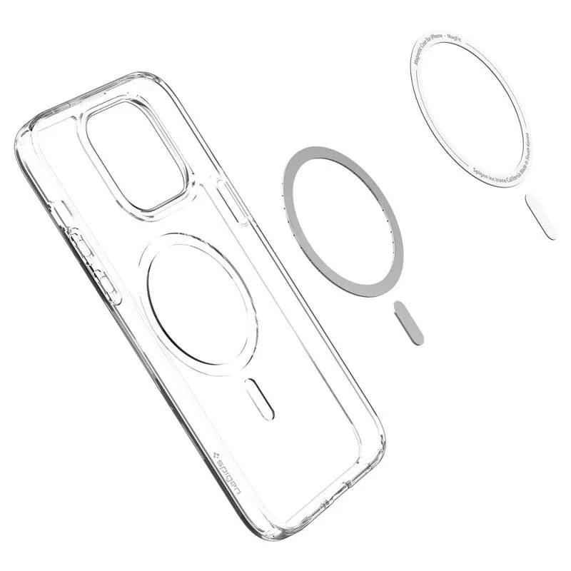 Spigen Ultra Hybrid Mag MagSafe – dėklas skirtas iPhone 14 Pro (baltas)