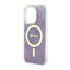 Guess 4G MagSafe – dėklas iPhone 14 Pro telefonui (violetinis)
