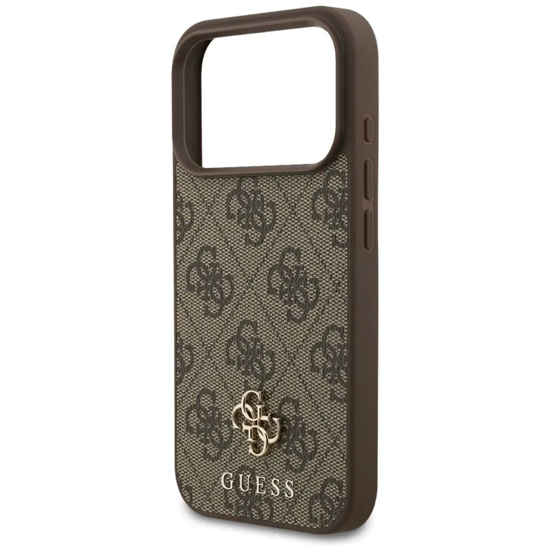 Guess 4G Small 4G ir Classic MagSafe - Dėklas iPhone 17 Pro (ruda)