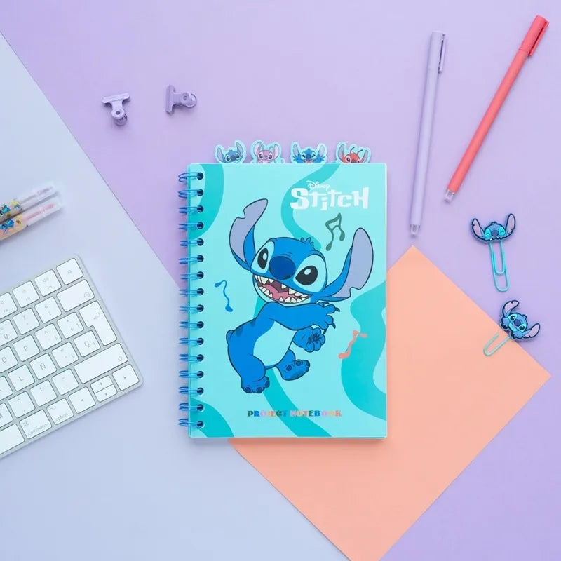 Disney Stitch – A5 užrašų knygelė / „Waves“ kolekcijos užrašų knygelė