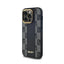 DKNY Leather Checkered Mono Pattern MagSafe – dėklas iPhone 14 Pro Max (juodas)