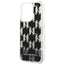 Karl Lagerfeld Monogram Liquid Glitter – Dėklas iPhone 14 Pro (juodas)