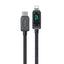 WEKOME WDC-08 Vanguard Series – USB-C į Lightning greitojo įkrovimo PD 20W 1m jungiamasis laidas (tamsiai pilkas)