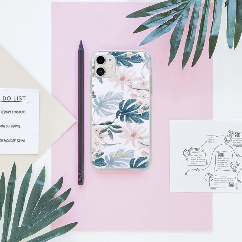 Crong Flower Case – iPhone 11 dėklas (01 raštas)