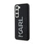 Karl Lagerfeld 3D Rubber Glitter Logo – Samsung Galaxy S23 dėklas (juodas)