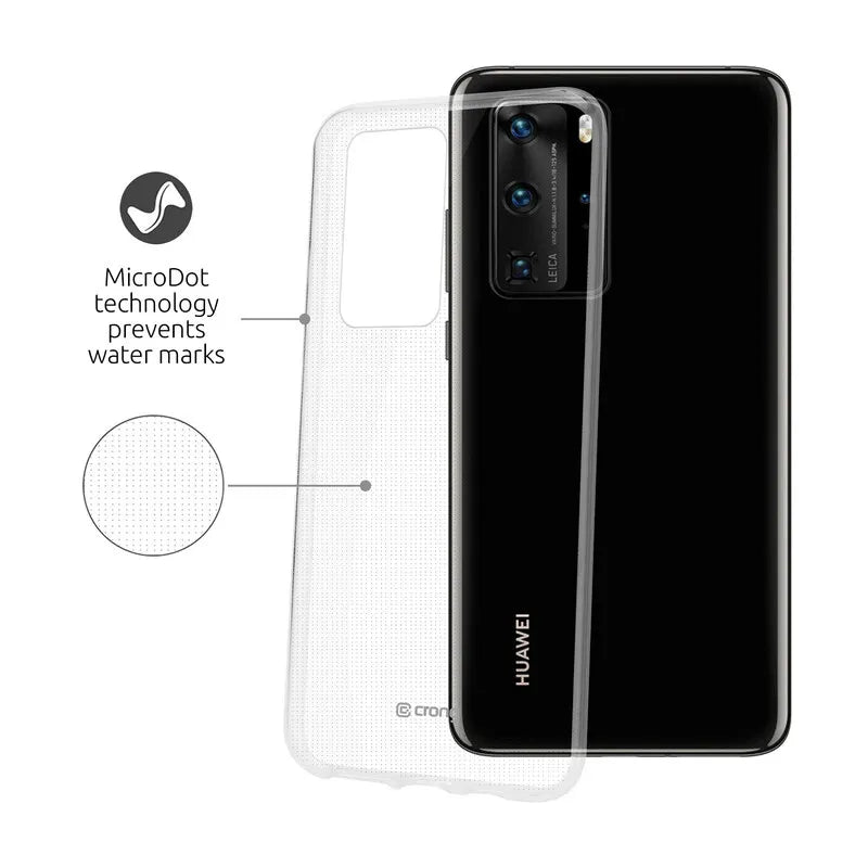Crong Crystal Slim Cover – dėklas Huawei P40 (skaidrus)