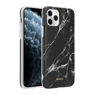 „Crong Marble Case“ – „iPhone 11 Pro“ dėklas (juodas)