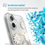 Speck Presidio Lux ClickLock & MagSafe - iPhone 16 Plus dėklas (Sunshine Daisies / Skaidrus / Auksinis)