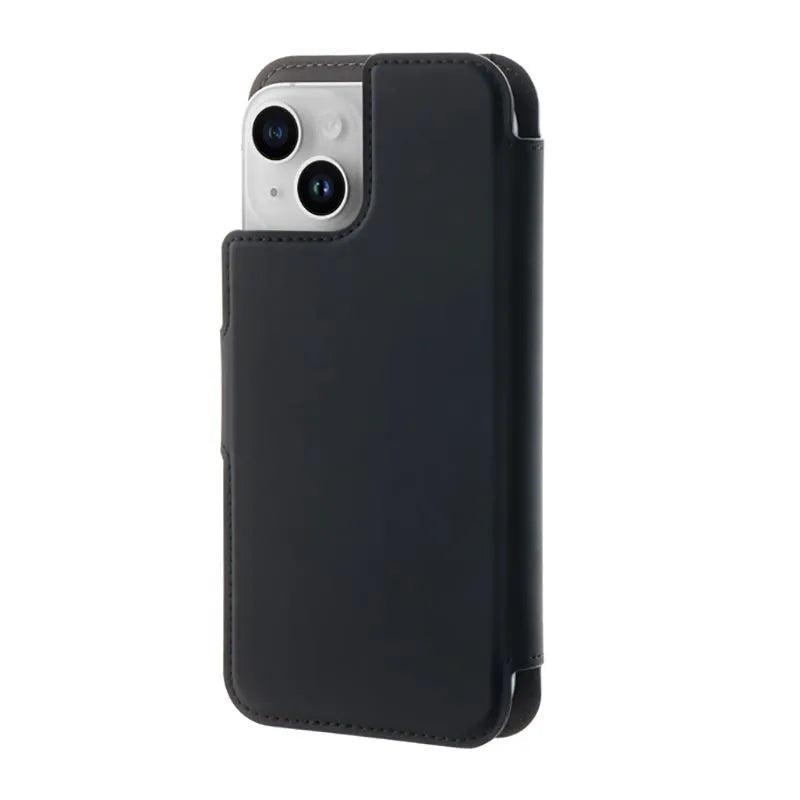 PURO Folio MagSafe dėklas - 2in1 dėklas, skirtas iPhone 15 Plus / 14 Plus / 12 Pro Max (juodas)