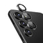 Crong Lens Ring – grūdintas stiklas Samsung Galaxy S24 kameros objektyvams (juodas)