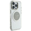 „Guess IML Metal Colored Circle Classic Logo MagSafe“ – dėklas, skirtas „iPhone 16 Pro Max“ (pilkas)
