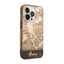 „Guess Porcelain“ kolekcija – Dėklas „iPhone 14 Pro Max“ (ochrinis)