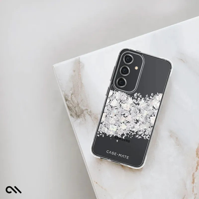 Case-Mate Karat – Samsung Galaxy S24 dėklas, dekoruotas perlamutru (A Touch of Pearl)