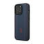 US Polo Assn Leather Stitch – dėklas iPhone 14 Pro Max (tamsiai mėlynas)