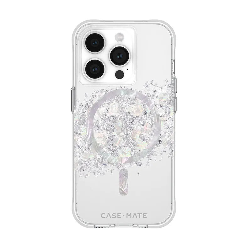 Case-Mate Karat MagSafe – iPhone 15 Pro dėklas su perlamutru (A Touch of Pearl)