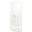 Karl Lagerfeld odinis perforuotas logotipinis dėklas Apple iPhone 14 Plus