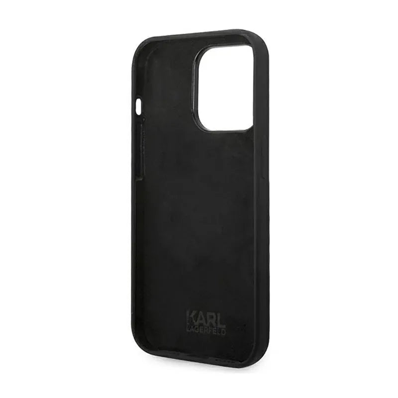 Karl Lagerfeld Choupette Body – Dėklas iPhone 14 Pro (Juodas)