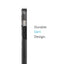 Speck Presidio Perfect-Clear su Impact Geometry® + MagSafe – dėklas, skirtas iPhone 15 Plus / 14 Plus su MICROBAN danga (skaidrus / juodas)