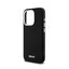 DKNY Liquid Silicone Small Metal Logo MagSafe - dėklas iPhone 15 Pro (juodas)