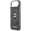 Karl Lagerfeld IML Choupette Head Logo MagSafe – dėklas iPhone Air (juodas)