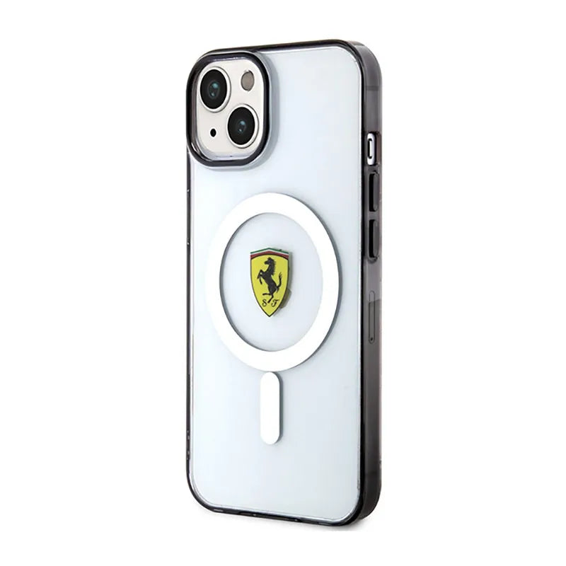 Ferrari Outline Magsafe - Dėklas, skirtas iPhone 14 Plus (skaidrus)