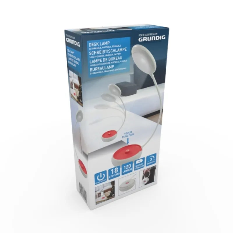 Grundig – sulankstoma LED stalinė lempa, 15 cm (oranžinė)