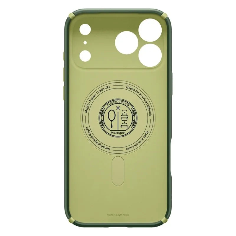 Spigen Nano Pop Hybrid Mag MagSafe – Dėklas iPhone 17 Pro (Avo Green)