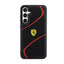 Ferrari Twist Metal Logo – Samsung Galaxy S23 FE dėklas (juodas)
