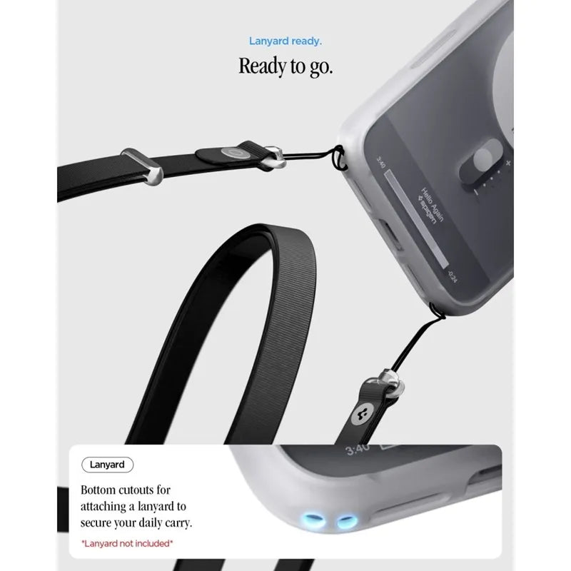 Spigen Ultra Hybrid Mag MagSafe – dėklas, skirtas iPhone 18 Pro Max / 17 Pro Max (Classic Silver)