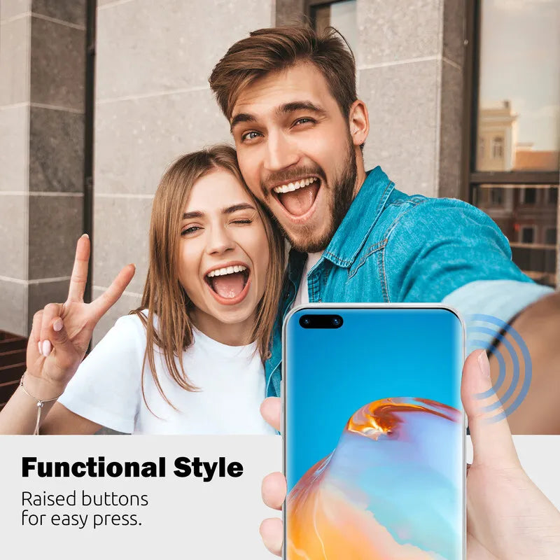 Crong Crystal Slim Cover – dėklas Huawei P40 (skaidrus)