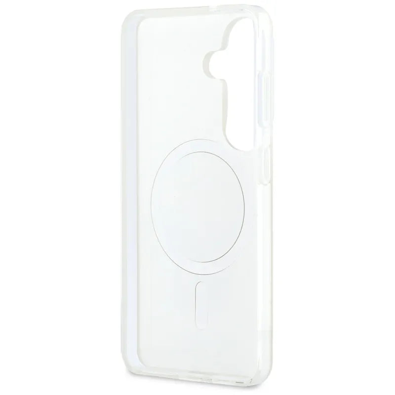 Karl Lagerfeld IML Peekaboo Karl & Choupette MagSafe – dėklas Samsung Galaxy S26+ (skaidrus)