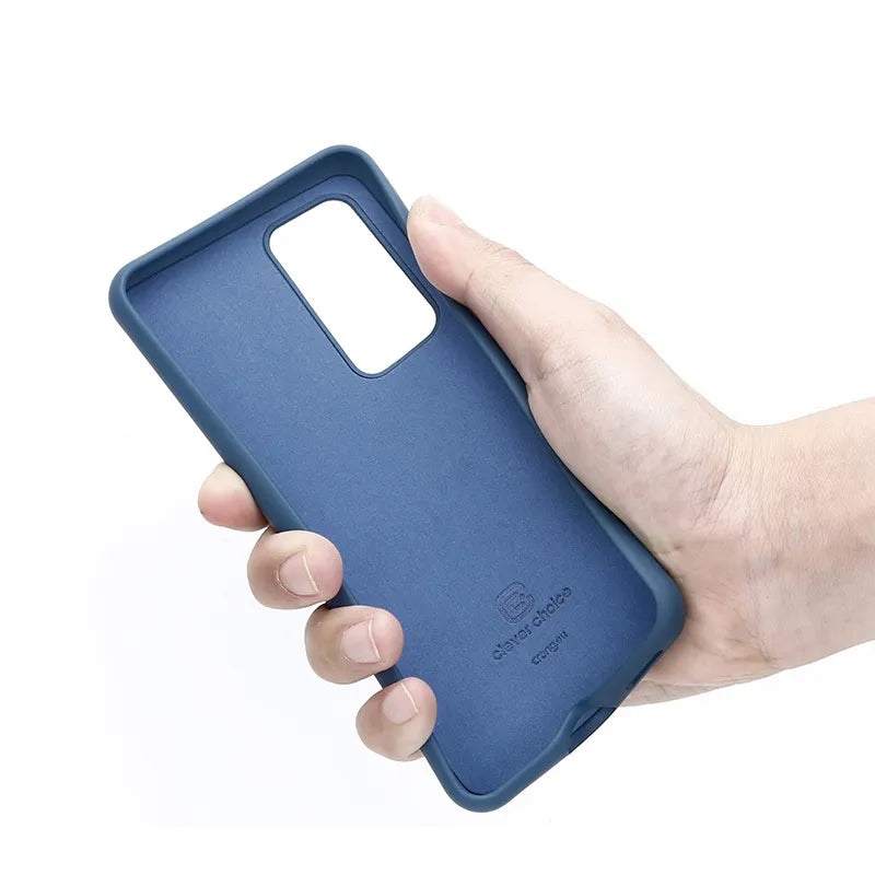 Crong Color Cover – Huawei P40 dėklas (mėlynas)