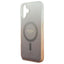 Guess IML Glitter Gradient MagSafe – dėklas iPhone 16 Plus (rudas)