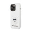 Karl Lagerfeld Silicone NFT Choupette – dėklas iPhone 14 Pro (baltas)