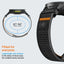 Spigen Athlex Air – „Garmin QuickFit“ dirželis 22 mm (Active Black / Orange)