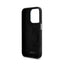 DKNY Liquid Silicone Small Metal Logo MagSafe - dėklas iPhone 15 Pro (juodas)