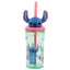 Disney Stitch – Puodelis su šiaudeliu ir 3D figūrėle iš „Flowers“ kolekcijos, 360 ml