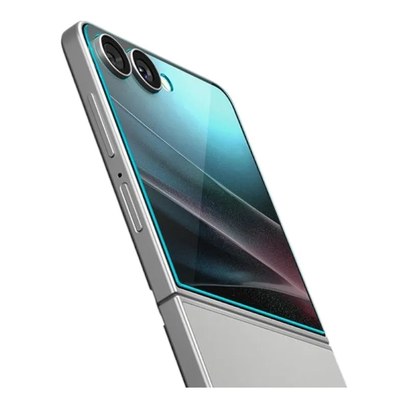 Spigen GLAS.TR EZ Fit HD – grūdintas stiklas Samsung Galaxy Z Flip 7 telefonui