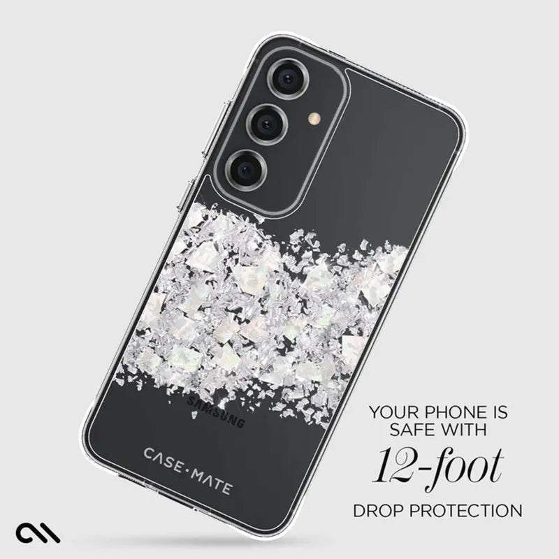 Case-Mate Karat – Samsung Galaxy S24+ dėklas, dekoruotas perlamutru (A Touch of Pearl)