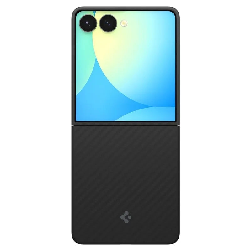 Spigen Airskin Aramid – dėklas Samsung Galaxy Z Flip 7 (juodas)