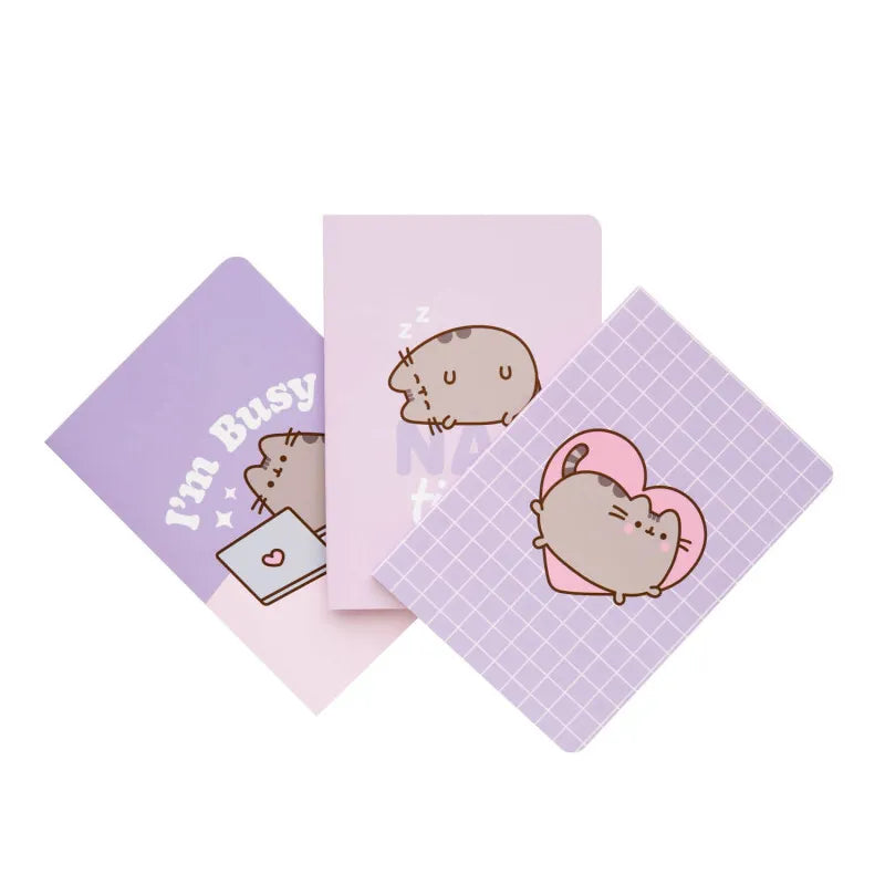 Pusheen – A6 formato užrašinių rinkinys iš „Moments“ kolekcijos, 3 vnt.