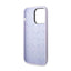 Guess Silicone Vintage – Dėklas iPhone 14 Pro (Violetinis)