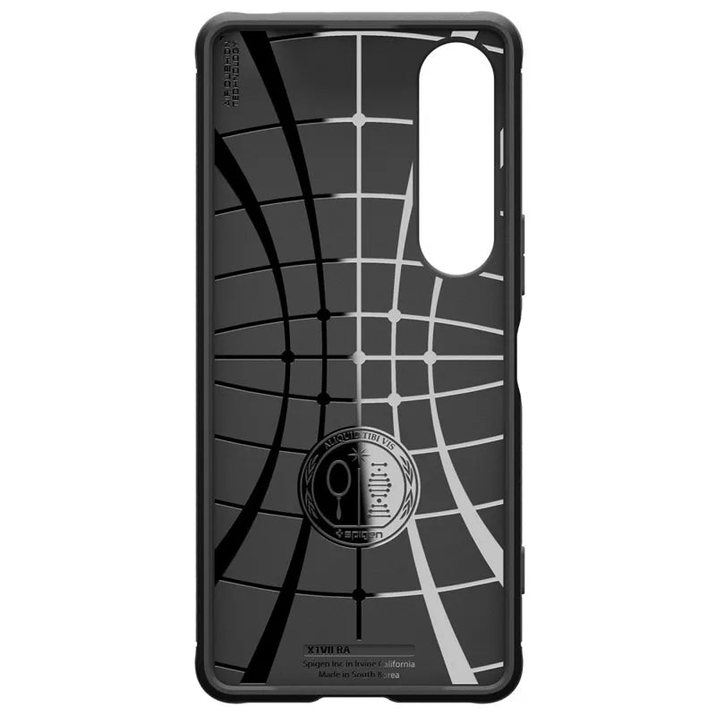 Spigen Rugged Armor - Dėklas Sony Xperia 1 VII (Matinė juoda)