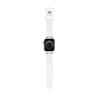 Hello Kitty Silicone Bows & Stripes - Dirželis Apple Watch 38/40/41 mm laikrodžiui (juodas)