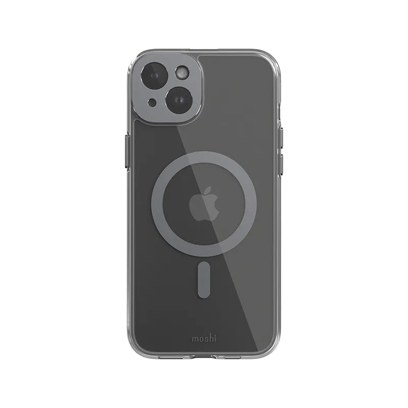Moshi iGlaze MagSafe – Dėklas, skirtas iPhone 15 Plus (Meteorite Gray)