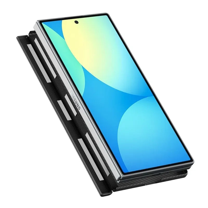 Spigen AirSkin Aramid MagSafe dėklas, skirtas Samsung Galaxy Z Fold 8 Ultra (juodas)