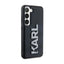 Karl Lagerfeld 3D Rubber Glitter Logo – Samsung Galaxy S23 dėklas (juodas)