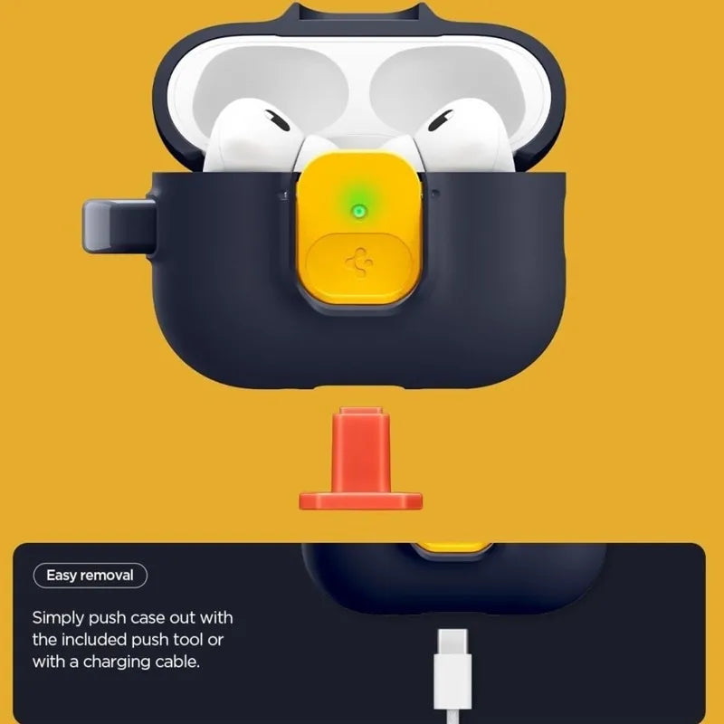 Spigen Nano Pop – dėklas Apple AirPods Pro 3 (Blueberry Navy)