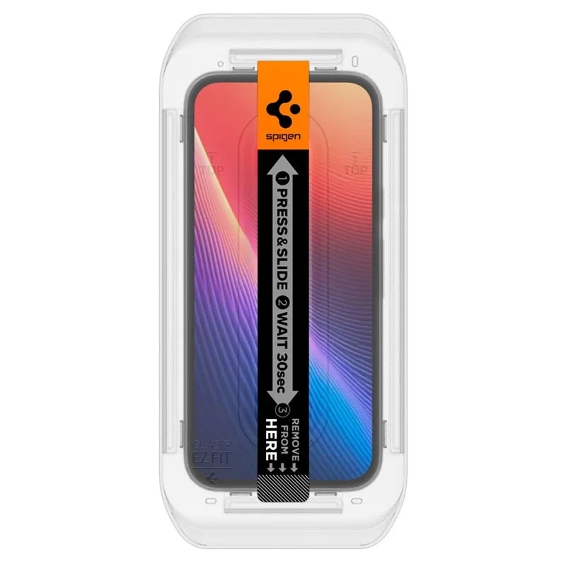Spigen Glas.TR EZ FIT 2-Pack – grūdintas stiklas, skirtas Google Pixel 9a (2 vnt.)