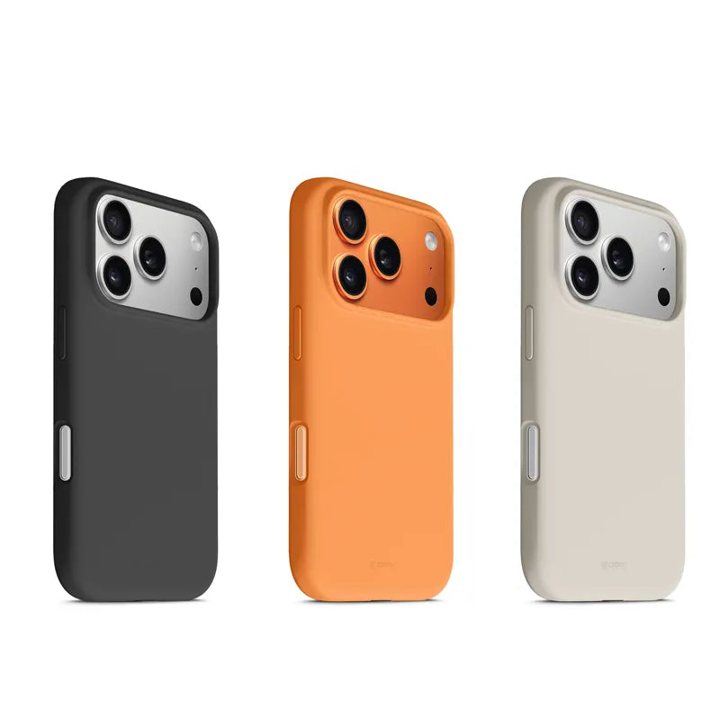 Crong Color Cover Magnetic – MagSafe dėklas telefonui iPhone 17 Pro Max (smėlio spalvos)